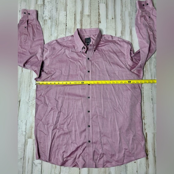 Jos. A Bank Travelers Collection Men's XL Purple Long-Sleeve Button-Up Shirt - Picture 5 of 13